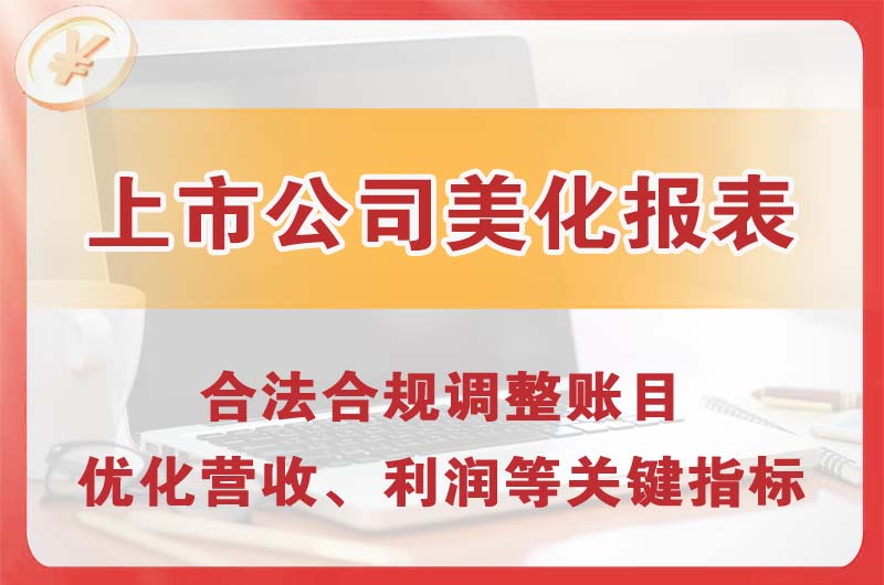 静海上市公司美化报表