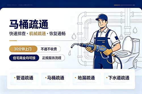 静海马桶疏通