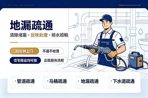 静海地漏疏通