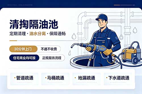 静海清掏隔油池